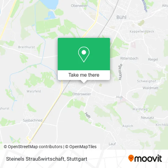 Карта Steinels Straußwirtschaft