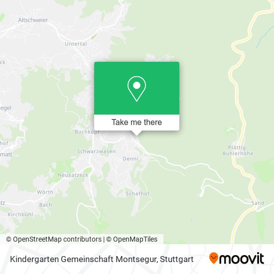 Kindergarten Gemeinschaft Montsegur map