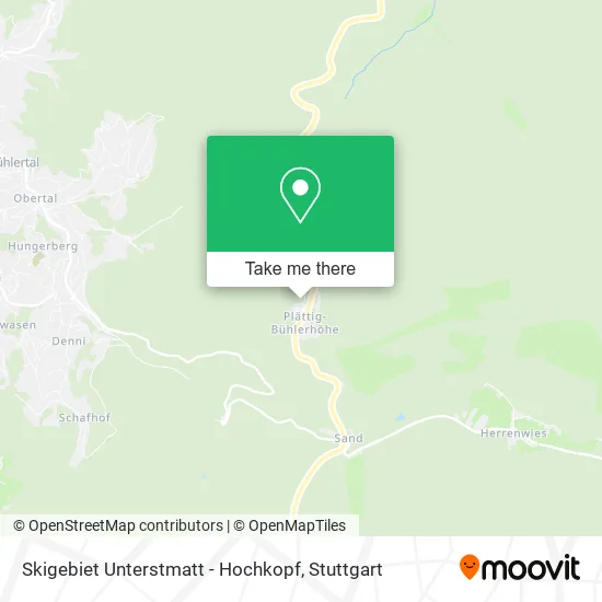 Карта Skigebiet Unterstmatt - Hochkopf