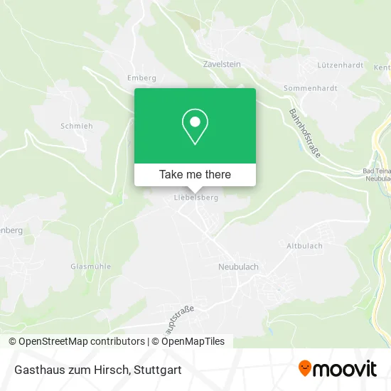 Карта Gasthaus zum Hirsch