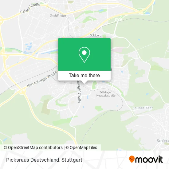 Карта Picksraus Deutschland