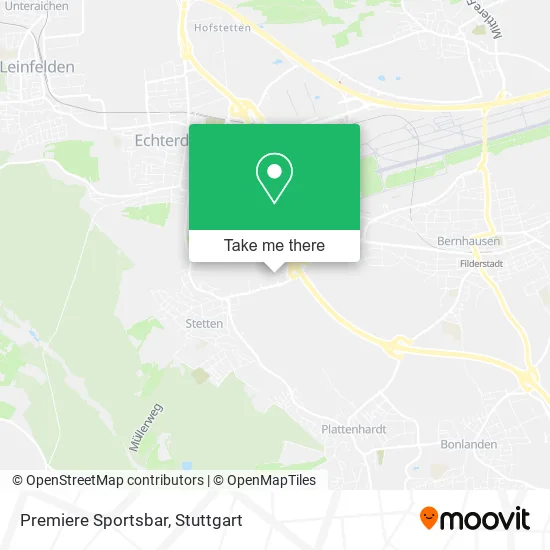 Карта Premiere Sportsbar