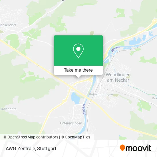 Карта AWG Zentrale