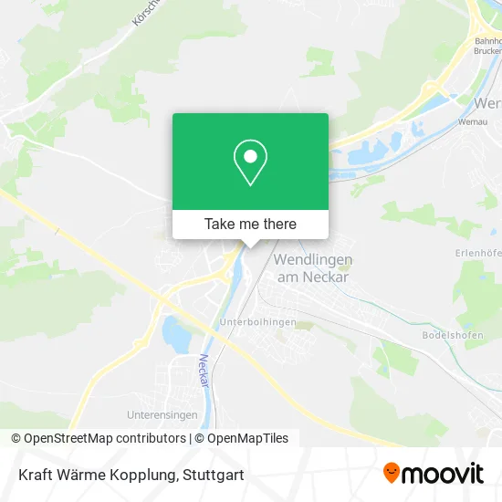 Карта Kraft Wärme Kopplung