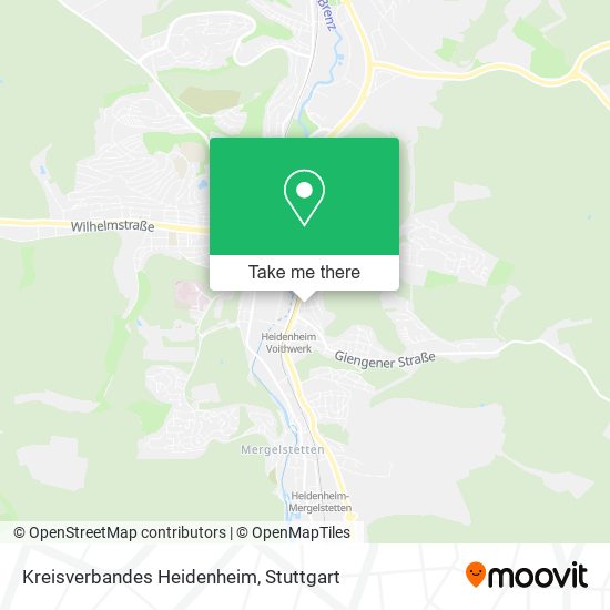 Kreisverbandes Heidenheim map