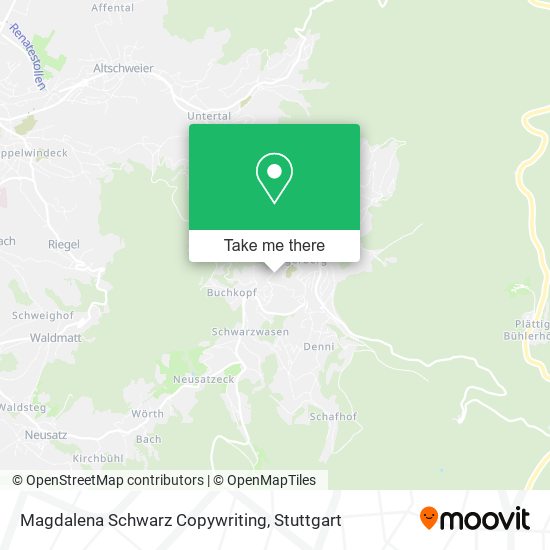 Magdalena Schwarz Copywriting map