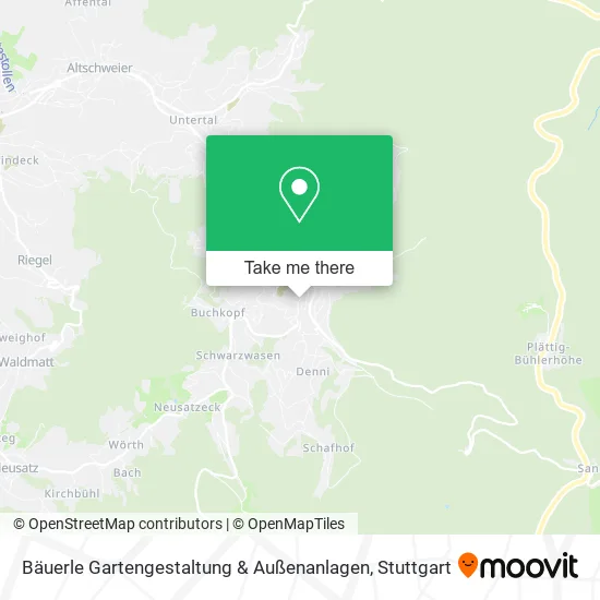 Bäuerle Gartengestaltung & Außenanlagen map