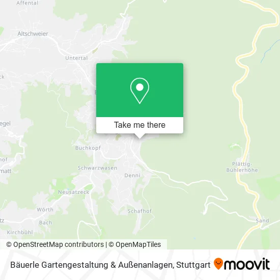 Bäuerle Gartengestaltung & Außenanlagen map
