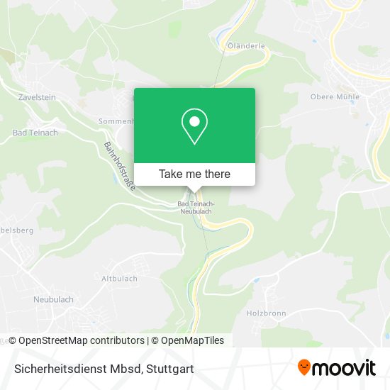 Sicherheitsdienst Mbsd map