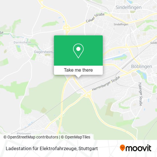 Ladestation für Elektrofahrzeuge map