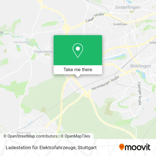 Карта Ladestation für Elektrofahrzeuge