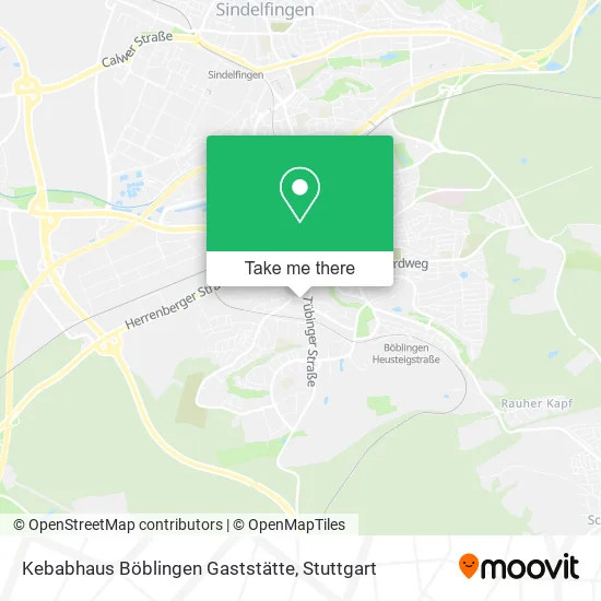 Карта Kebabhaus Böblingen Gaststätte