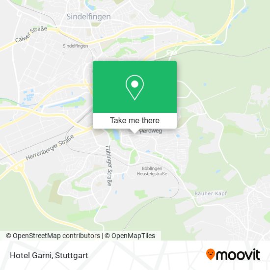 Hotel Garni map