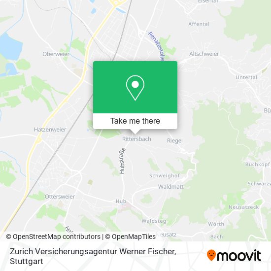 Zurich Versicherungsagentur Werner Fischer map