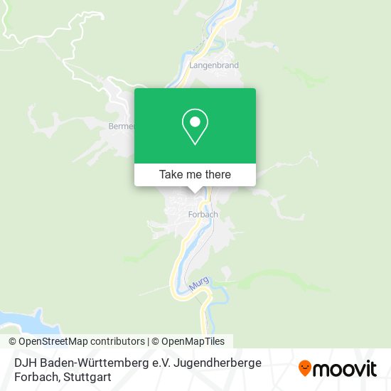 DJH Baden-Württemberg e.V. Jugendherberge Forbach map