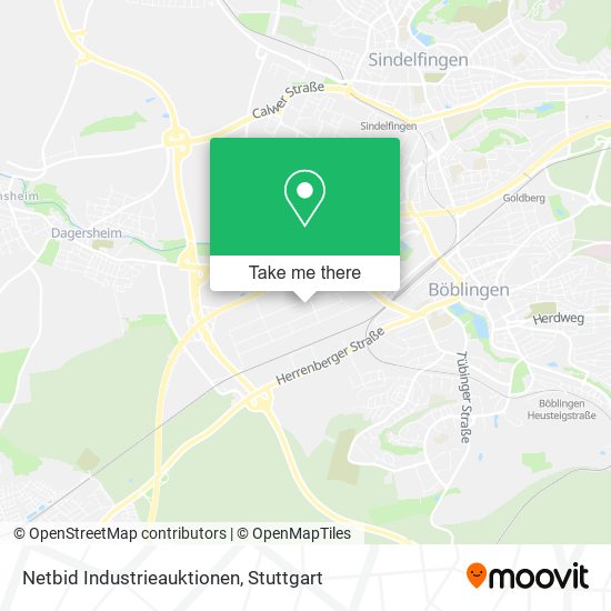 Netbid Industrieauktionen map