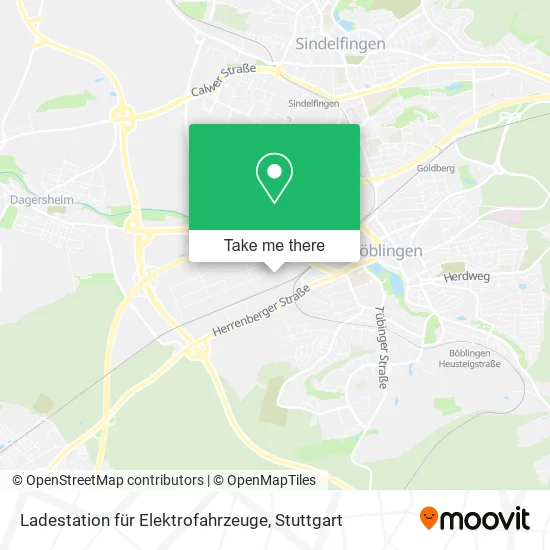 Карта Ladestation für Elektrofahrzeuge