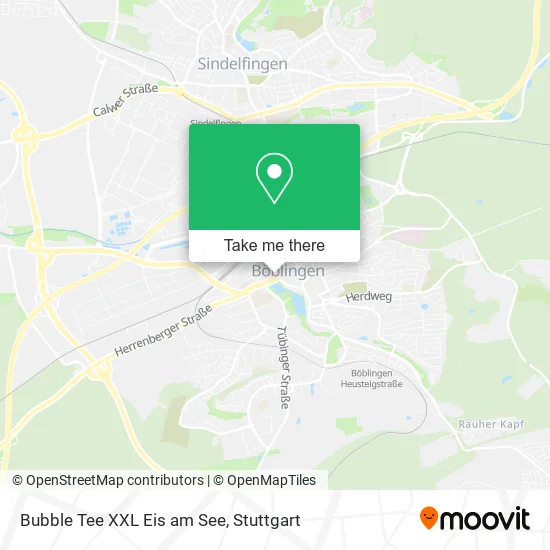 Карта Bubble Tee XXL Eis am See