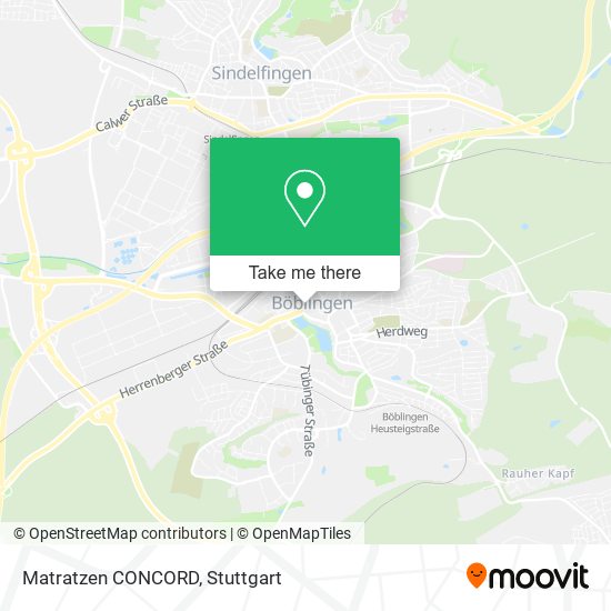 Карта Matratzen CONCORD