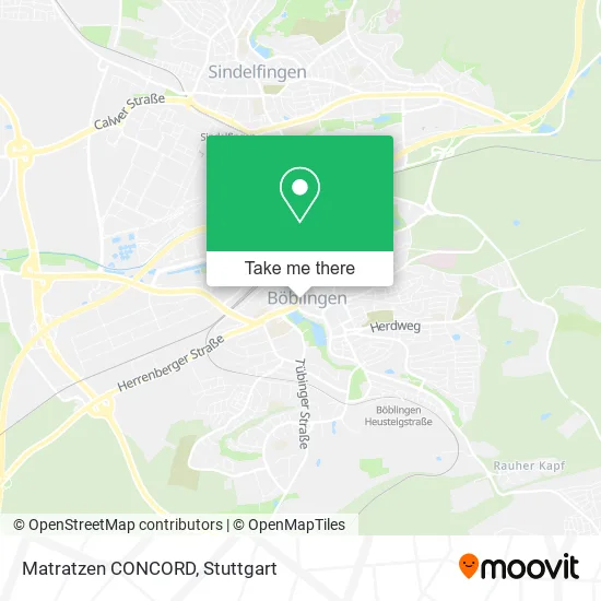 Matratzen CONCORD map