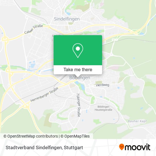 Stadtverband Sindelfingen map