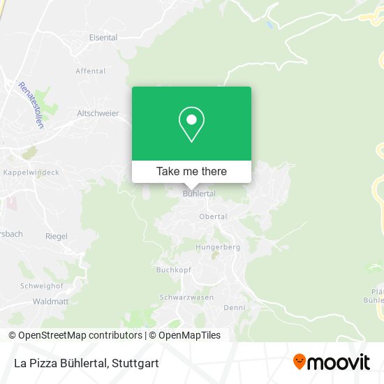 Карта La Pizza Bühlertal