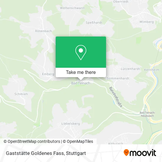 Карта Gaststätte Goldenes Fass