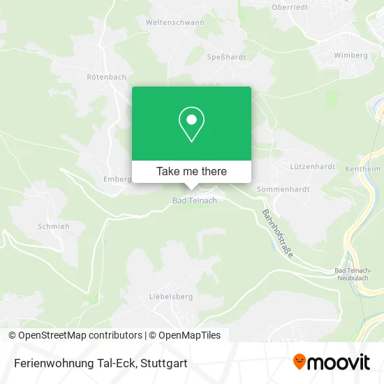 Карта Ferienwohnung Tal-Eck