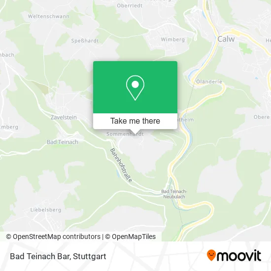 Карта Bad Teinach Bar
