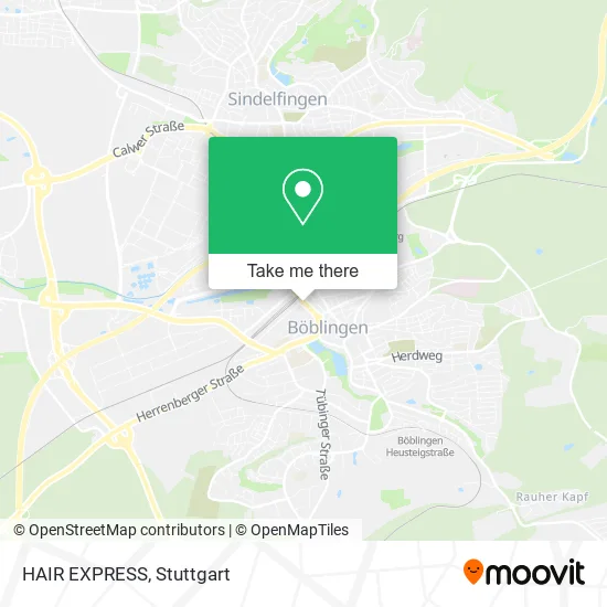 Карта HAIR EXPRESS