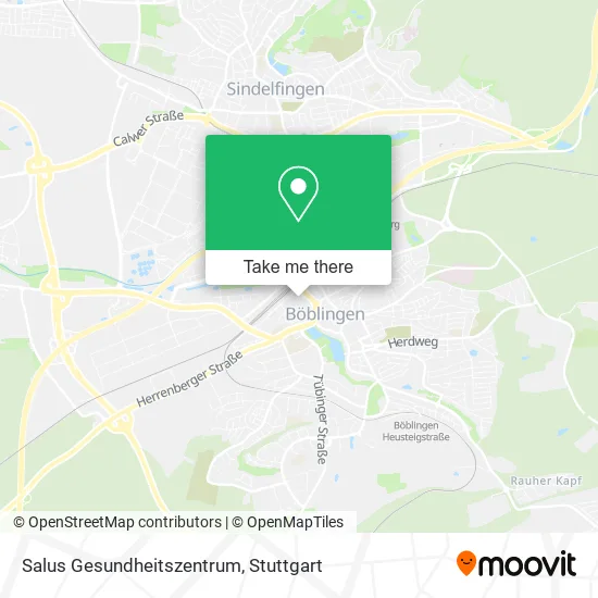 Salus Gesundheitszentrum map