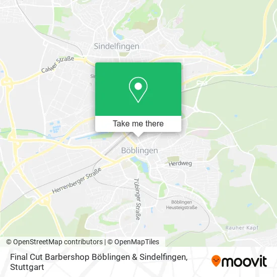 Карта Final Cut Barbershop Böblingen & Sindelfingen