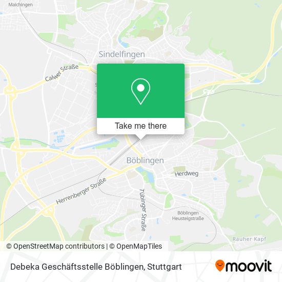 Debeka Geschäftsstelle Böblingen map
