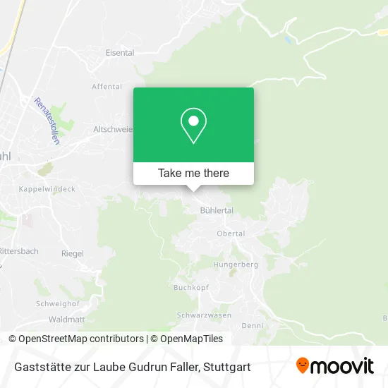 Карта Gaststätte zur Laube Gudrun Faller