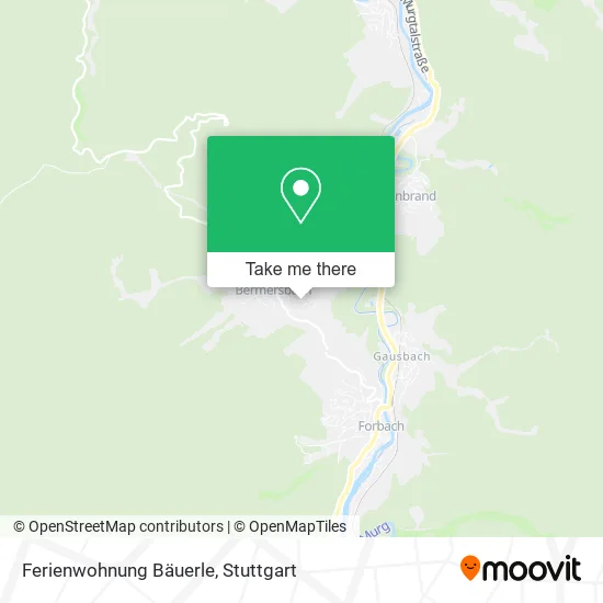 Карта Ferienwohnung Bäuerle