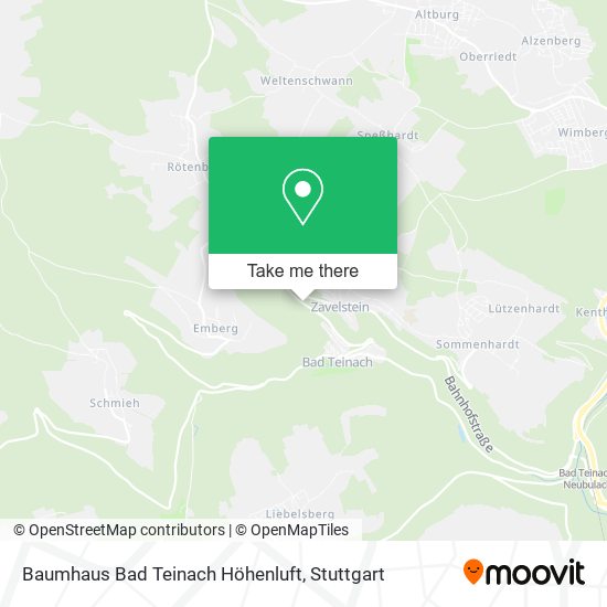 Baumhaus Bad Teinach Höhenluft map