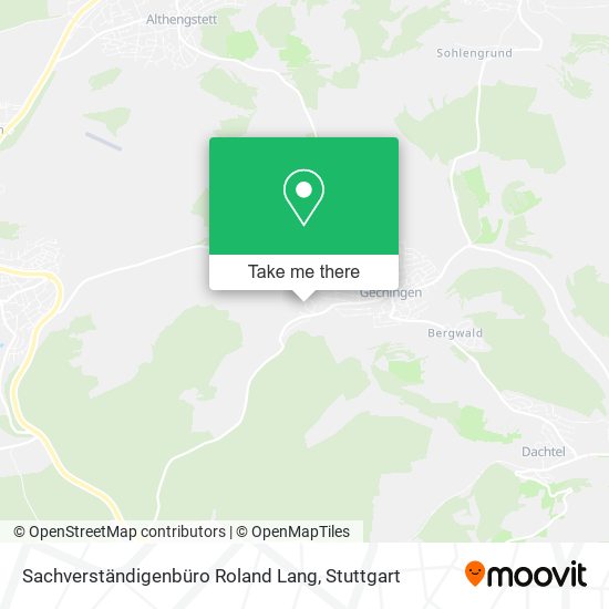 Sachverständigenbüro Roland Lang map