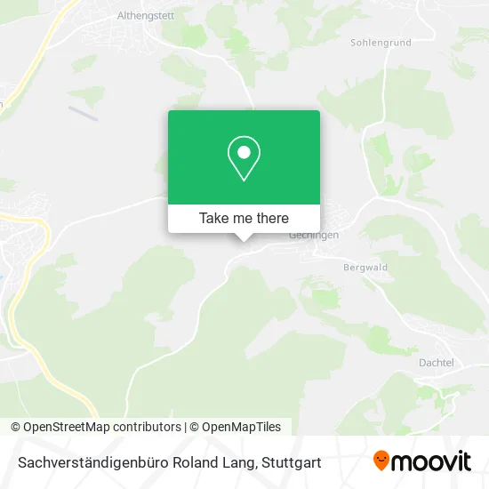 Карта Sachverständigenbüro Roland Lang