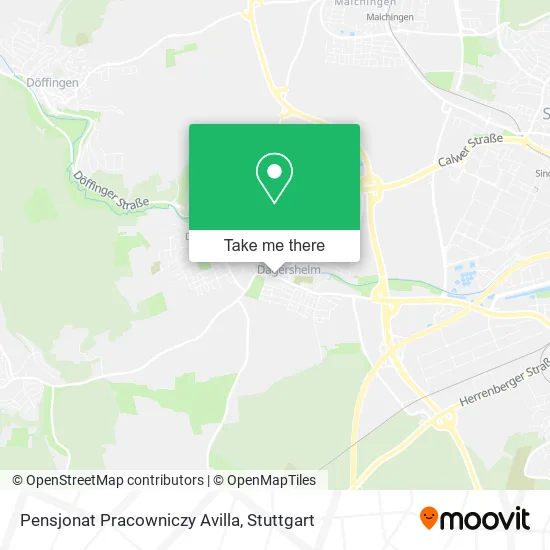 Карта Pensjonat Pracowniczy Avilla