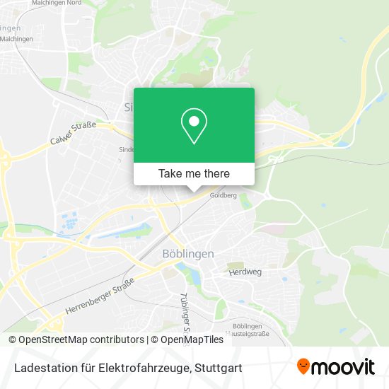 Ladestation für Elektrofahrzeuge map