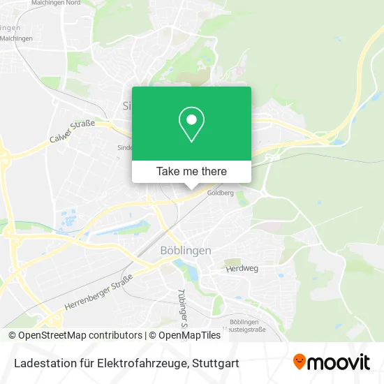 Ladestation für Elektrofahrzeuge map