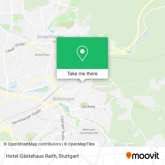 Hotel Gästehaus Raith map