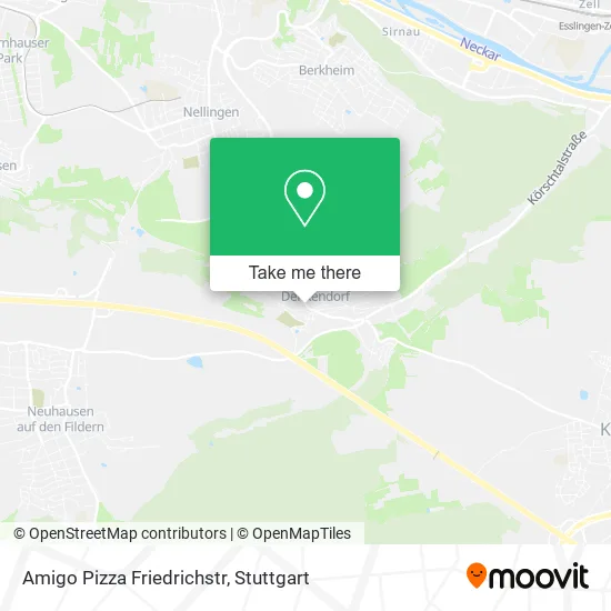 Карта Amigo Pizza Friedrichstr