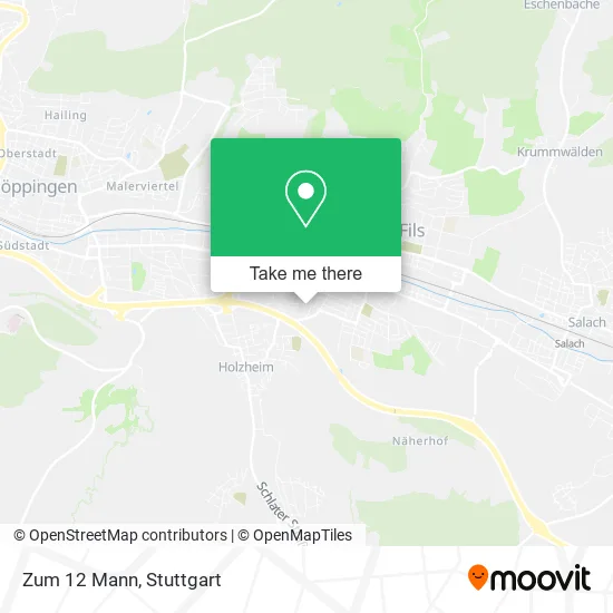 Карта Zum 12 Mann