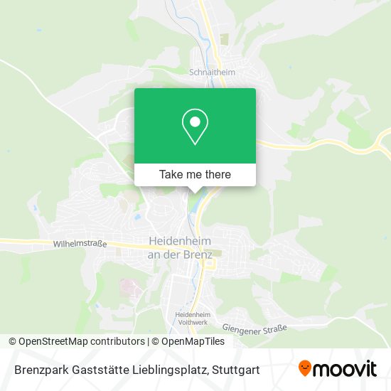 Brenzpark Gaststätte Lieblingsplatz map