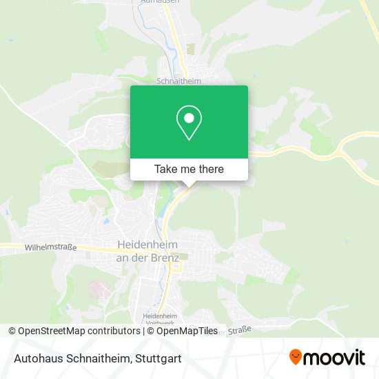 Autohaus Schnaitheim map
