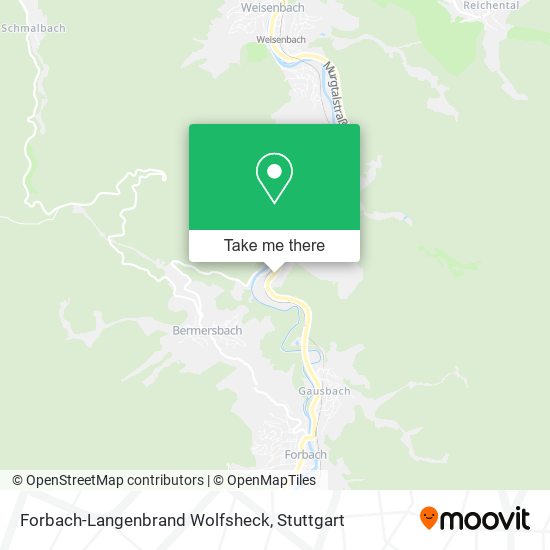 Карта Forbach-Langenbrand Wolfsheck