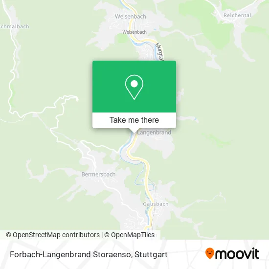 Карта Forbach-Langenbrand Storaenso