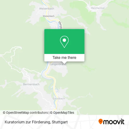 Карта Kuratorium zur Förderung