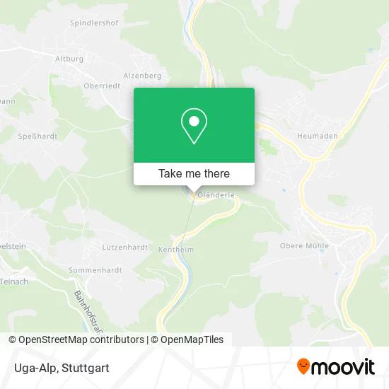 Карта Uga-Alp